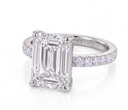 Emerald cut ECO-diamond Ring (1ct)