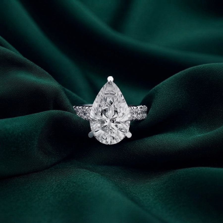 Pear Eternity Diamond Ring (#15)