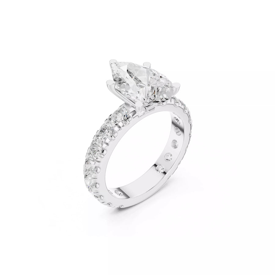 Pear Eternity Diamond Ring (#15)