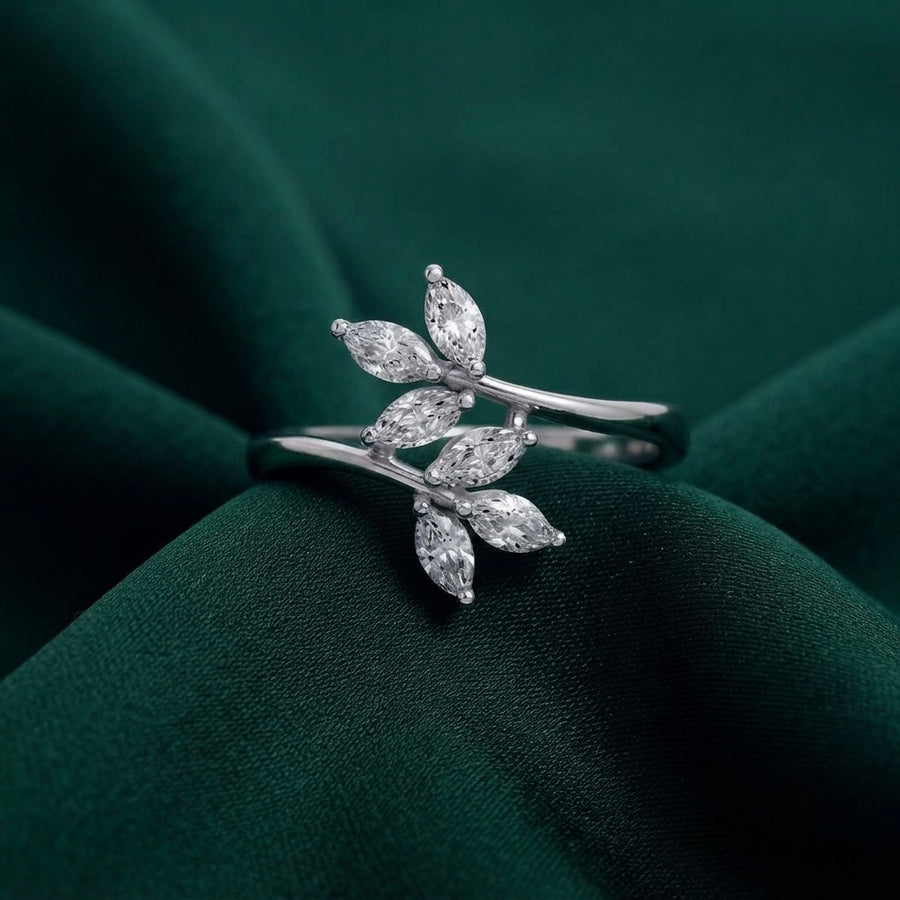 Marquise Floral Diamond Ring (#4)