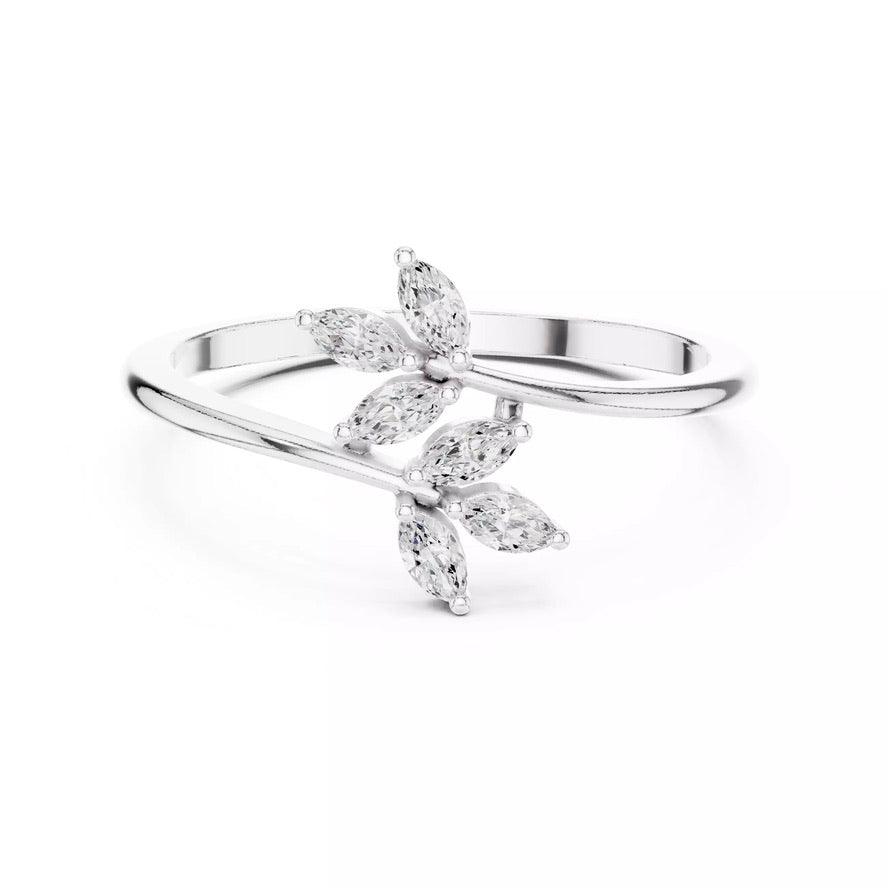 Marquise Floral Diamond Ring (#4)