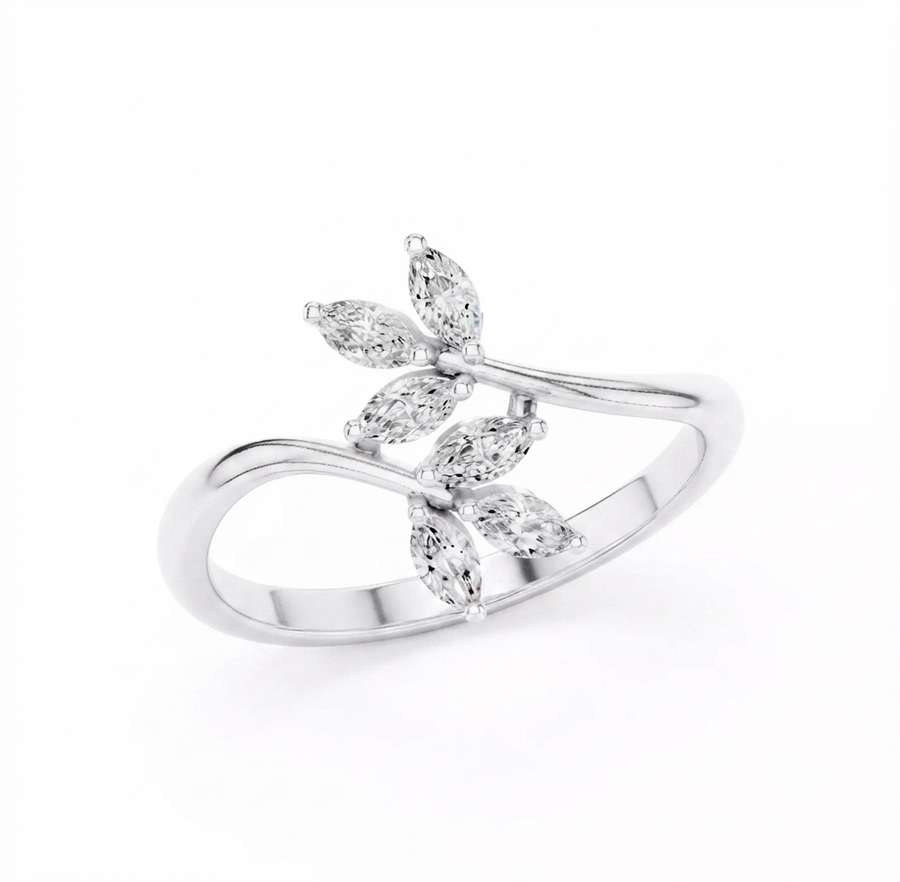 Marquise Floral Diamond Ring (#4)